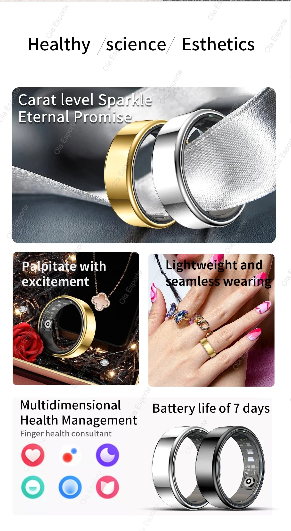 WellFitBeauty™ Smart Ring
