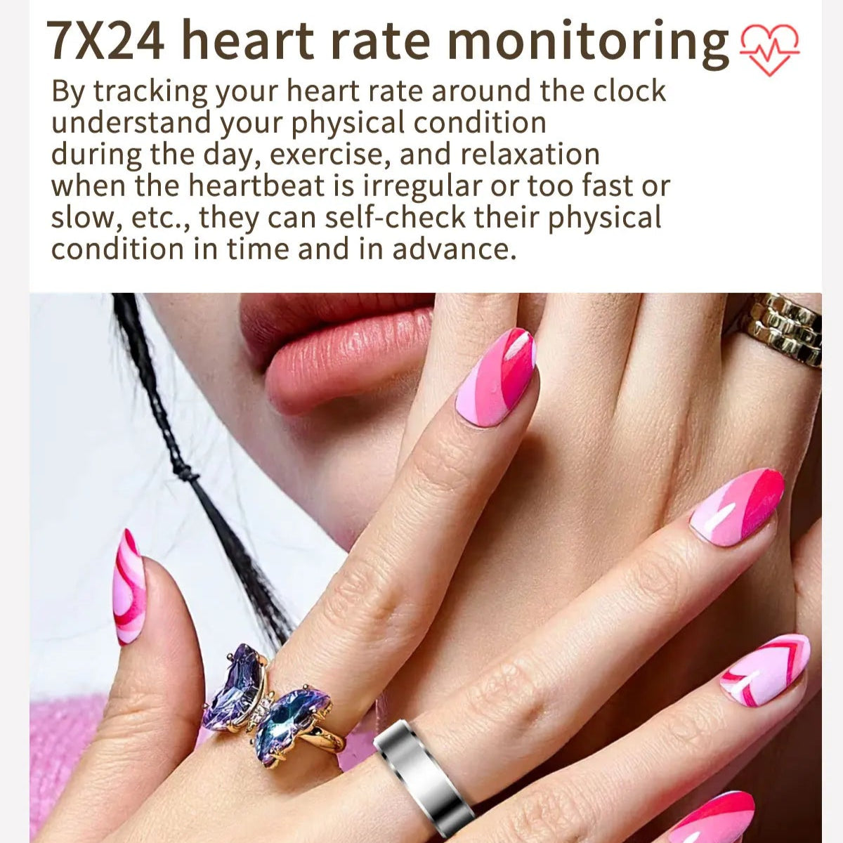 WellFitBeauty™ Smart Ring,